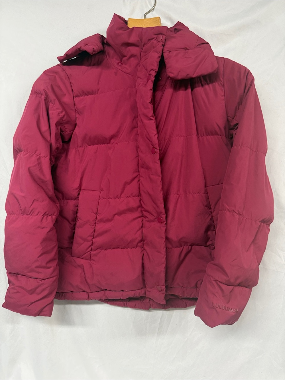 lululemon athletica Women's Berry-Red Puffer Down Jacket